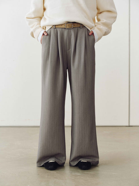 Drift Pinstripe Trench Pants